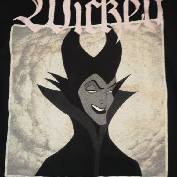 Disney Villains Wicked Youth's Size Large Short Sleeve Black T-shirt - Picture 4 of 5